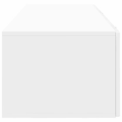 Wall-Mounted TV Cabinet High Gloss White 98 x 41 x 30 cm
