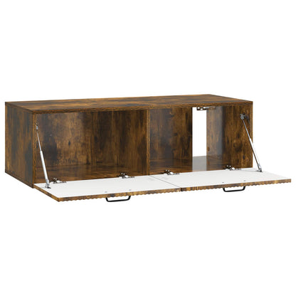 Wall-Mounted TV Cabinet Smoked Oak 98 x 41 x 30 cm