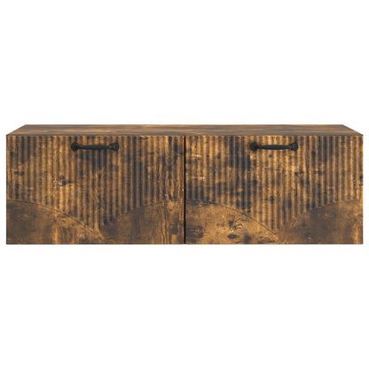 Wall-Mounted TV Cabinet Smoked Oak 98 x 41 x 30 cm