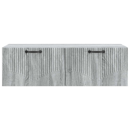 Wall-Mounted TV Cabinet Grey Sonoma 98 x 41 x 30 cm