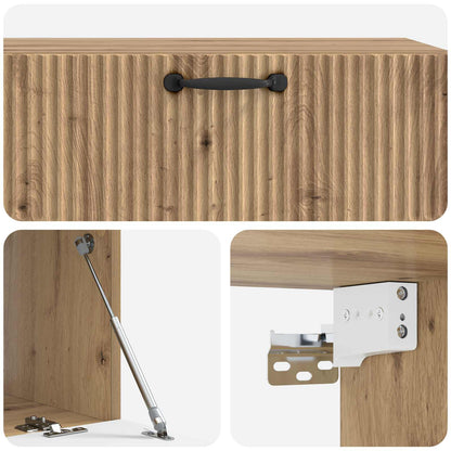 Wall-Mounted TV Cabinet Artisan Oak 98 x 41 x 30 cm