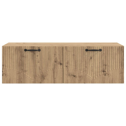 Wall-Mounted TV Cabinet Artisan Oak 98 x 41 x 30 cm