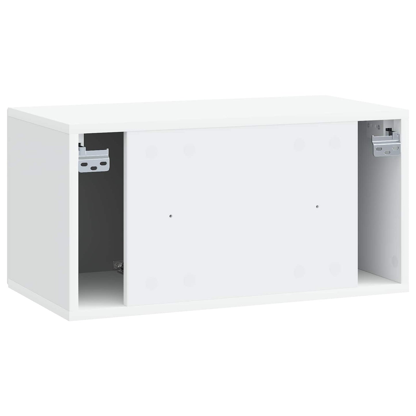 Wall-Mounted TV Cabinet White 59.5 x 31 x 30 cm Engineered Wood