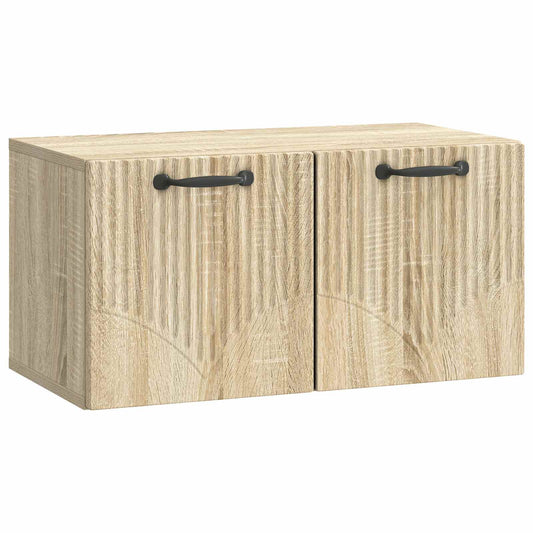Wall-Mounted TV Cabinet Sonoma Oak 59.5 x 31 x 30 cm