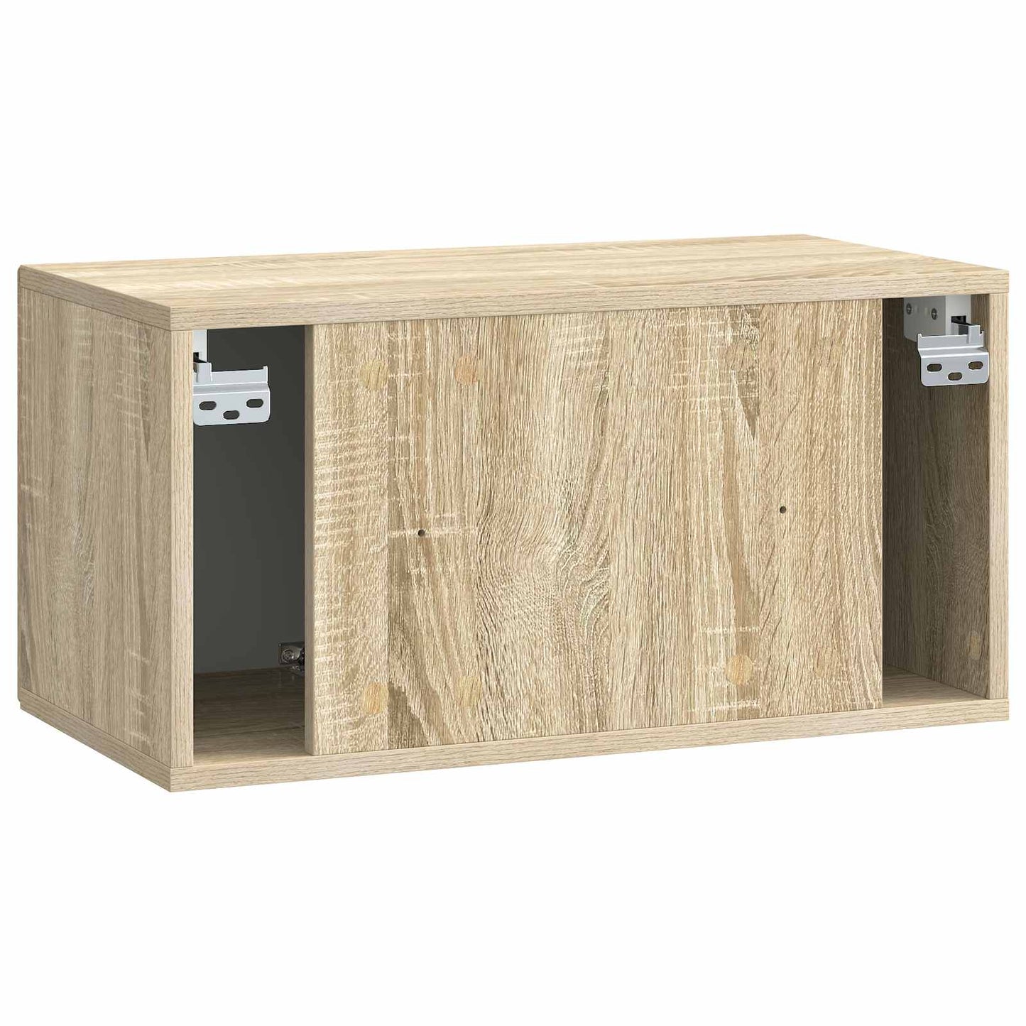Wall-Mounted TV Cabinet Sonoma Oak 59.5 x 31 x 30 cm