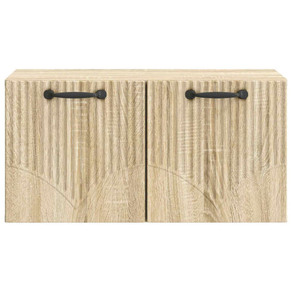 Wall-Mounted TV Cabinet Sonoma Oak 59.5 x 31 x 30 cm