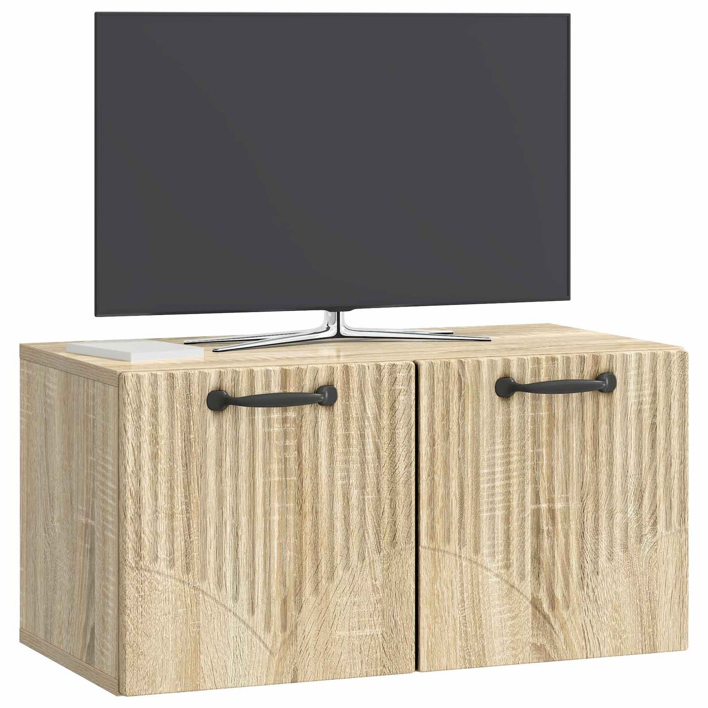 Wall-Mounted TV Cabinet Sonoma Oak 59.5 x 31 x 30 cm