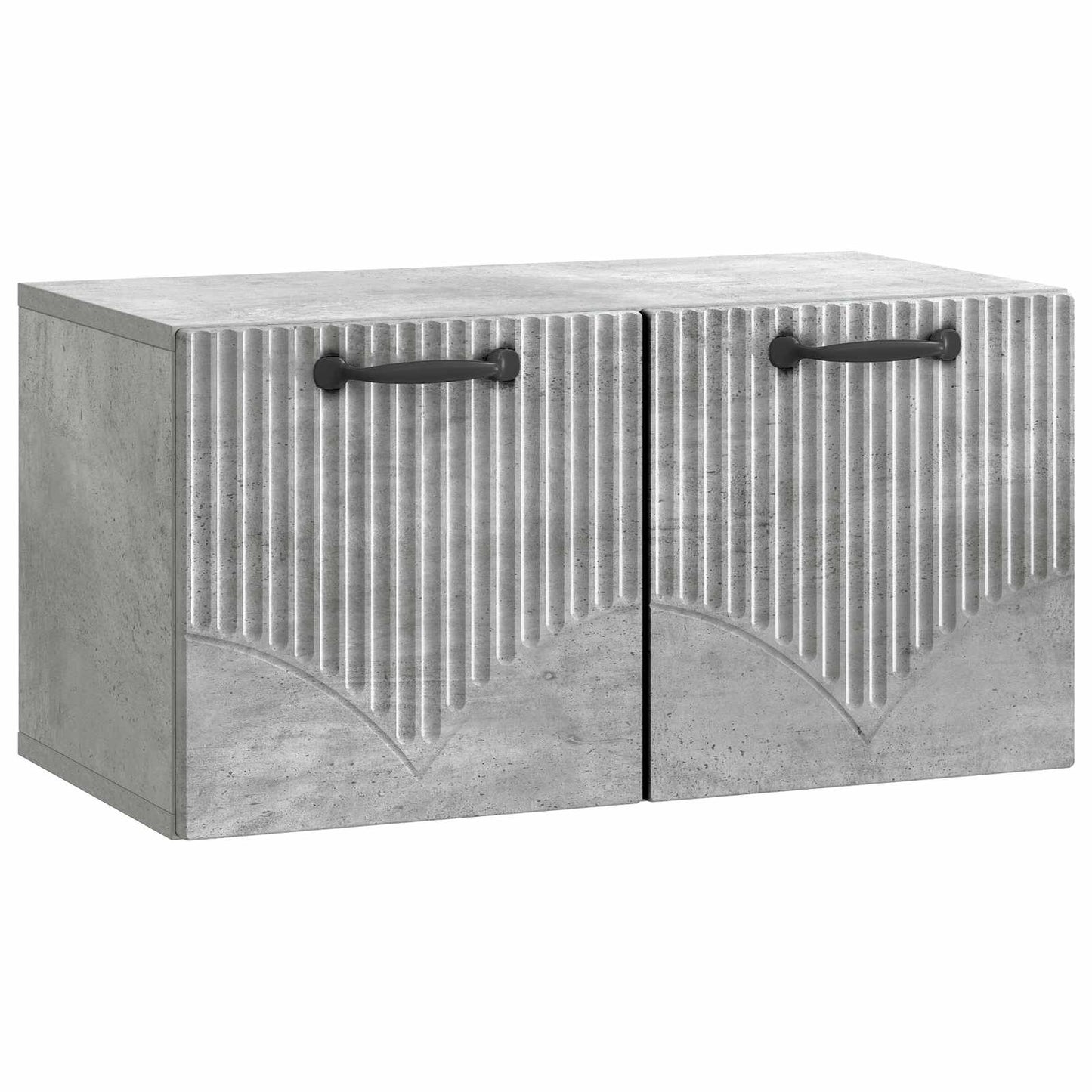 Wall-Mounted TV Cabinet Concrete Grey 59.5 x 31 x 30 cm