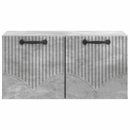 Wall-Mounted TV Cabinet Concrete Grey 59.5 x 31 x 30 cm