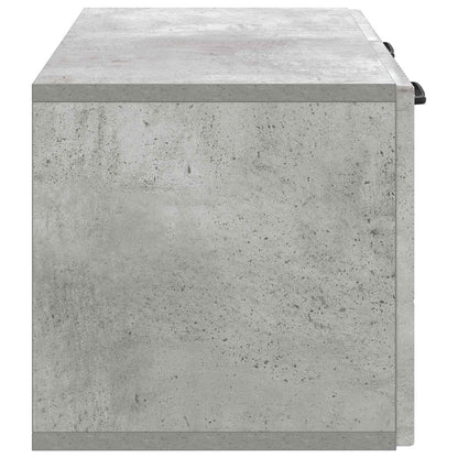 Wall-Mounted TV Cabinet Concrete Grey 59.5 x 31 x 30 cm