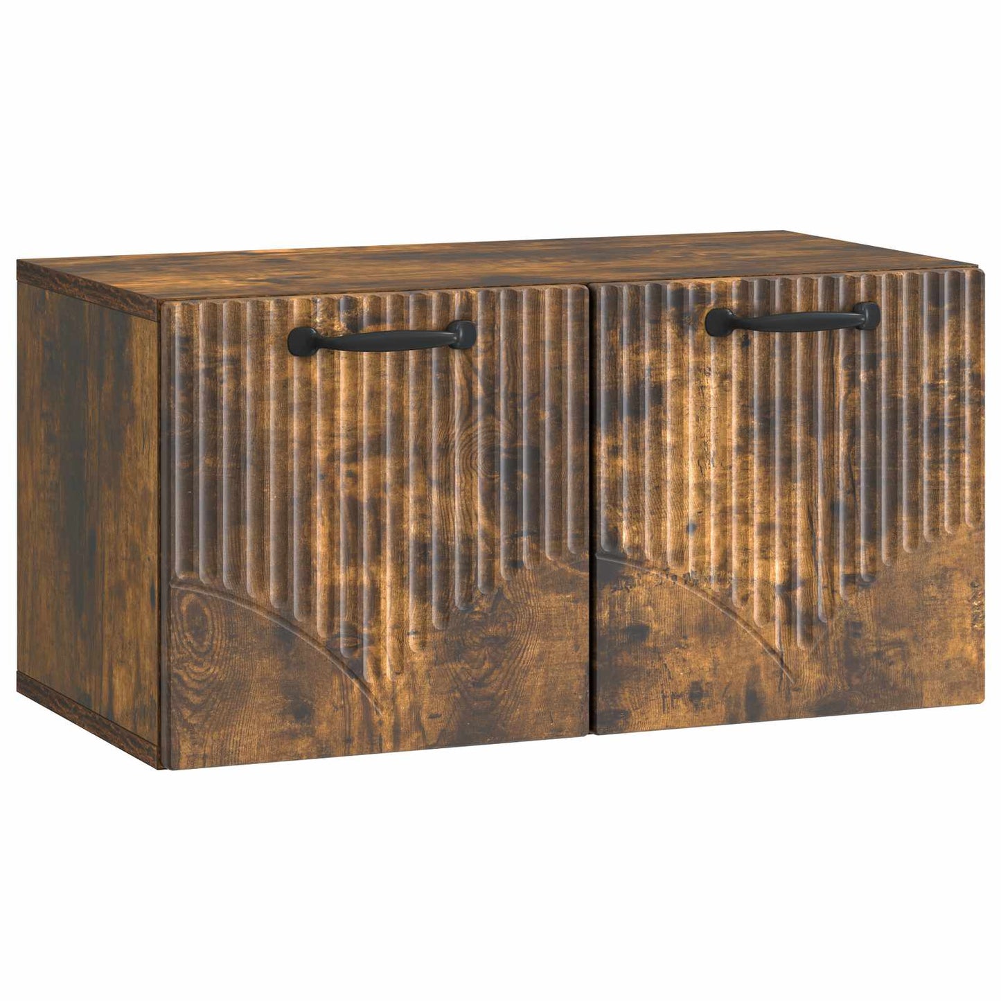 Wall-Mounted TV Cabinet Smoked Oak 59.5 x 31 x 30 cm