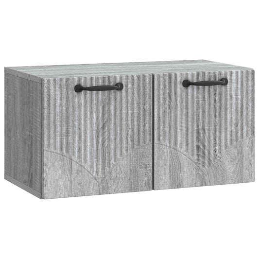 Wall-Mounted TV Cabinet Grey Sonoma 59.5 x 31 x 30 cm
