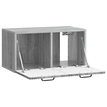 Wall-Mounted TV Cabinet Grey Sonoma 59.5 x 31 x 30 cm