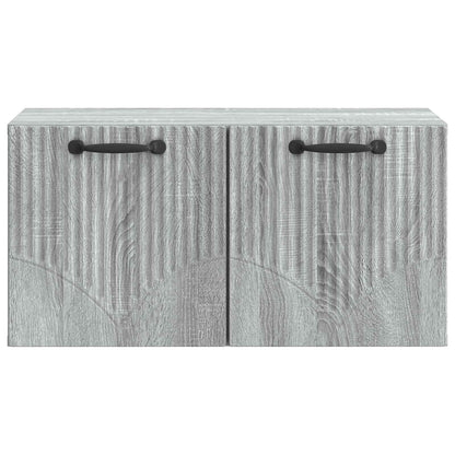 Wall-Mounted TV Cabinet Grey Sonoma 59.5 x 31 x 30 cm