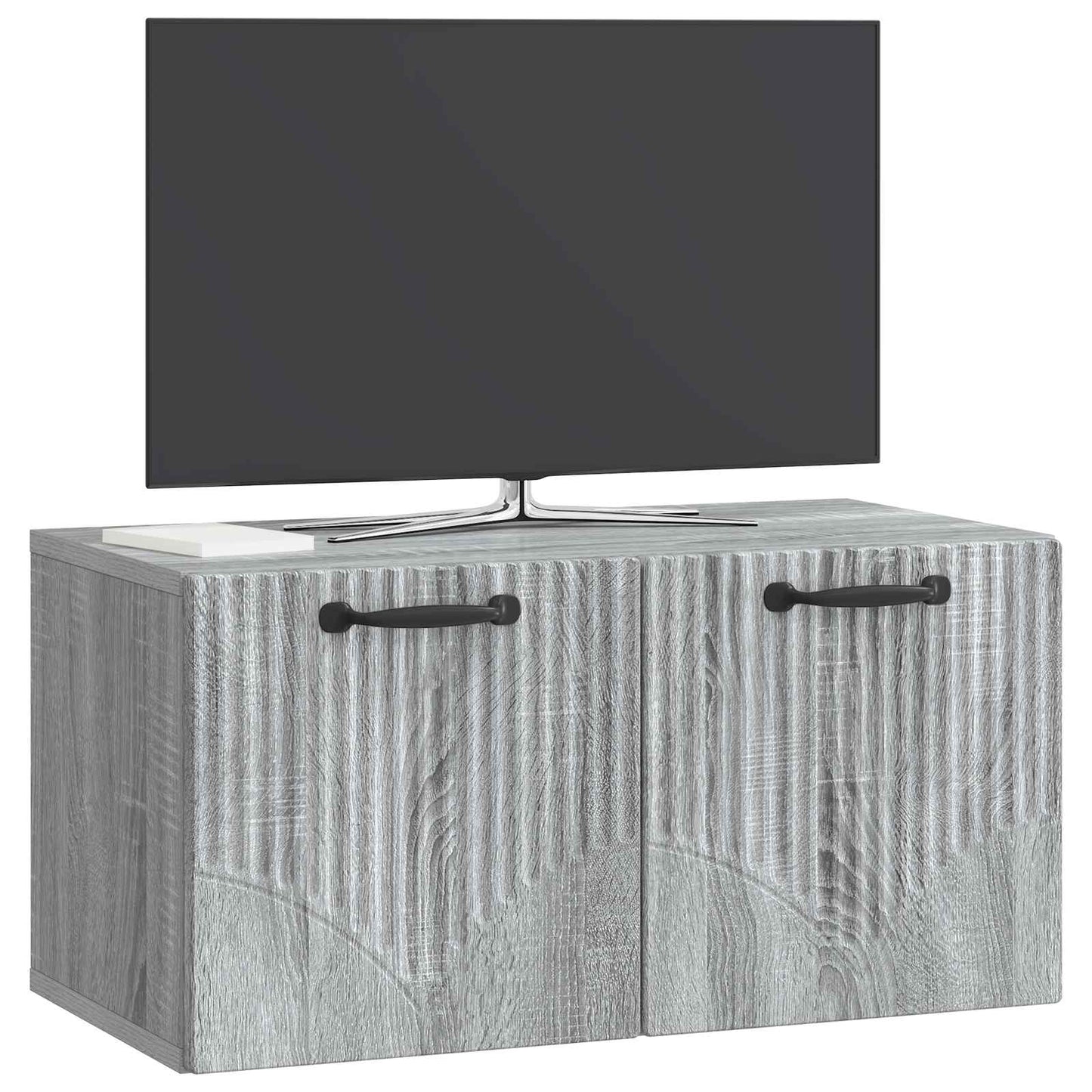 Wall-Mounted TV Cabinet Grey Sonoma 59.5 x 31 x 30 cm