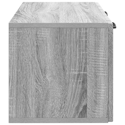 Wall-Mounted TV Cabinet Grey Sonoma 59.5 x 31 x 30 cm