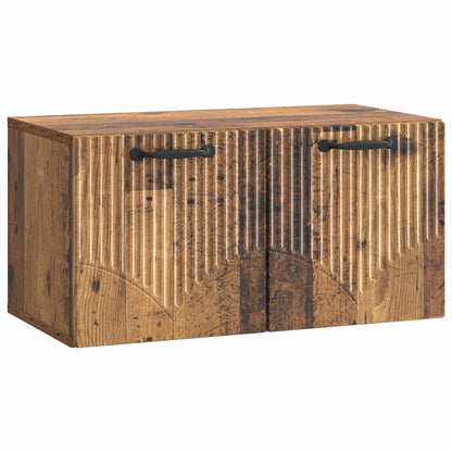 Wall-Mounted TV Cabinet Old Wood 59.5 x 31 x 30 cm