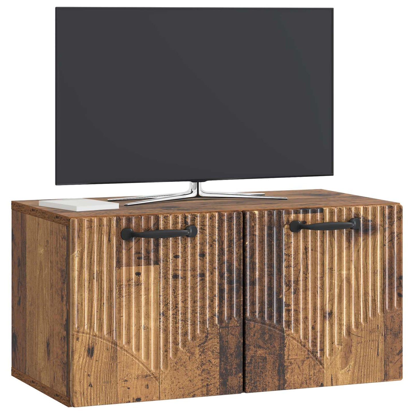 Wall-Mounted TV Cabinet Old Wood 59.5 x 31 x 30 cm