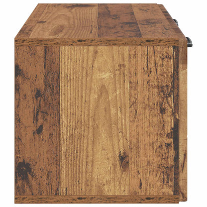 Wall-Mounted TV Cabinet Old Wood 59.5 x 31 x 30 cm