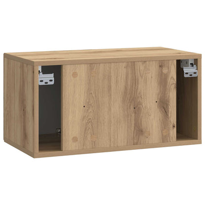 Wall-Mounted TV Cabinet Artisan Oak 59.5 x 31 x 30 cm