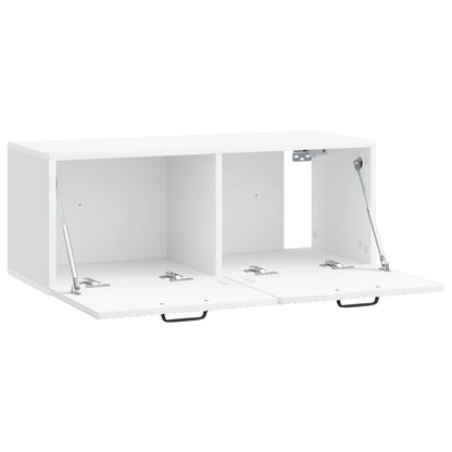 Wall-Mounted TV Cabinet White 78.5 x 31 x 30 cm Engineered Wood