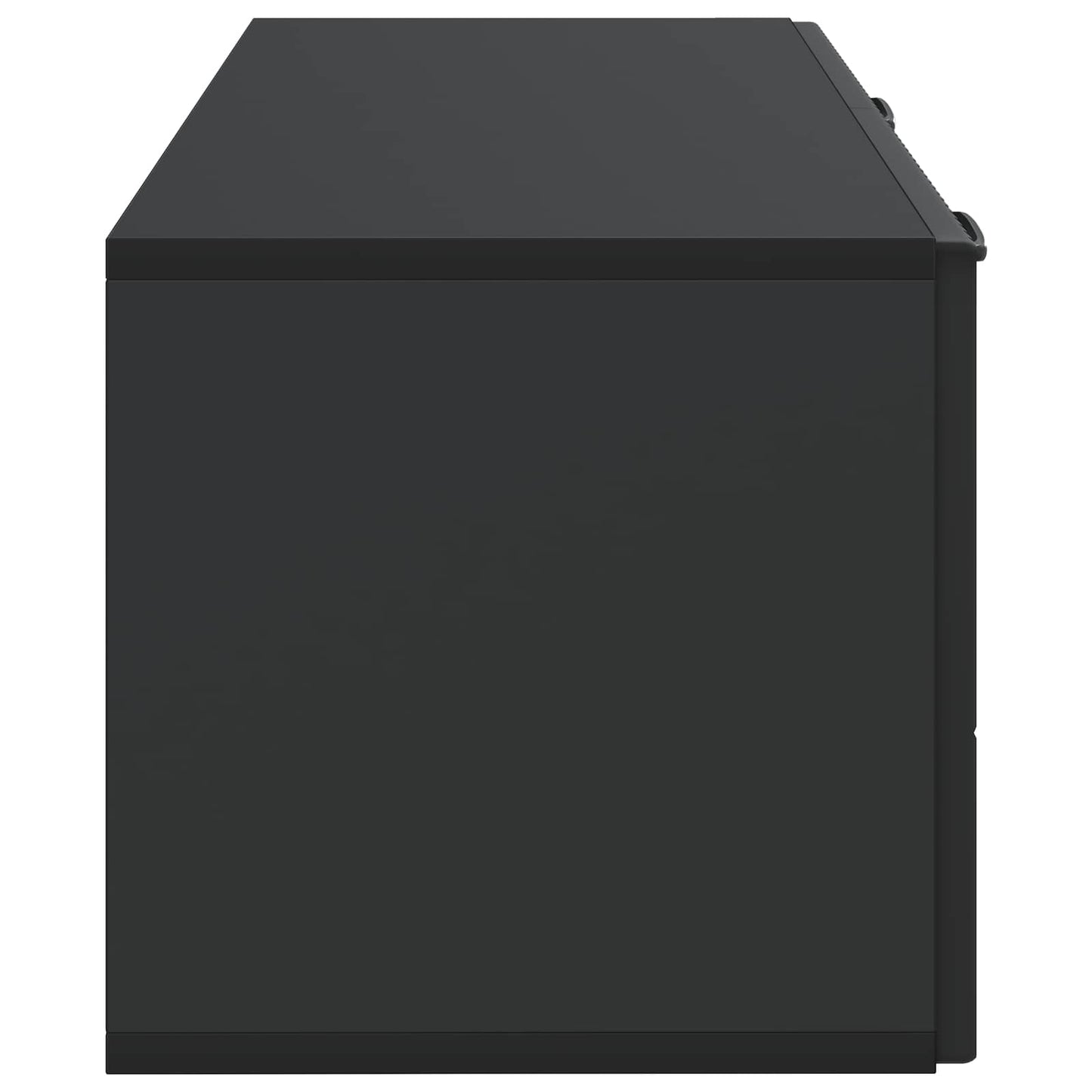 Wall-Mounted TV Cabinet Black 78.5 x 31 x 30 cm Engineered Wood