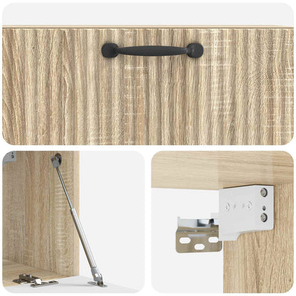 Wall-Mounted TV Cabinet Sonoma Oak 78.5 x 31 x 30 cm