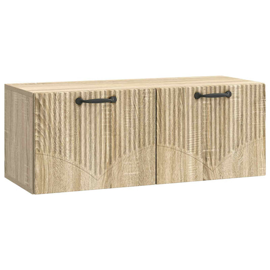 Wall-Mounted TV Cabinet Sonoma Oak 78.5 x 31 x 30 cm