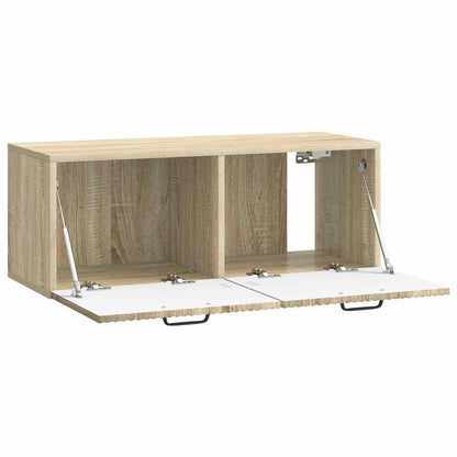 Wall-Mounted TV Cabinet Sonoma Oak 78.5 x 31 x 30 cm