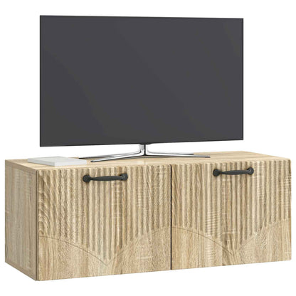 Wall-Mounted TV Cabinet Sonoma Oak 78.5 x 31 x 30 cm