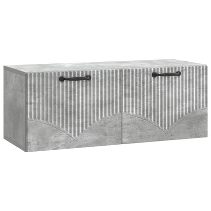 Wall-Mounted TV Cabinet Concrete Grey 78.5 x 31 x 30 cm