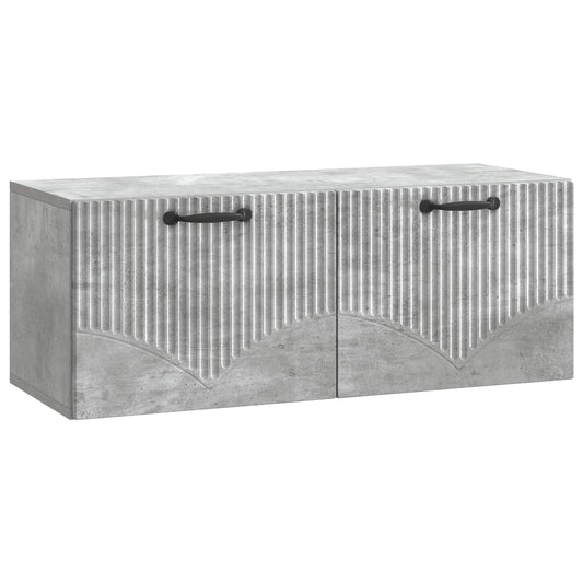 Wall-Mounted TV Cabinet Concrete Grey 78.5 x 31 x 30 cm