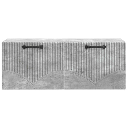 Wall-Mounted TV Cabinet Concrete Grey 78.5 x 31 x 30 cm