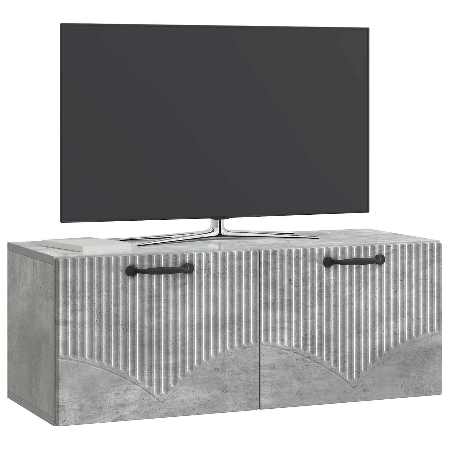 Wall-Mounted TV Cabinet Concrete Grey 78.5 x 31 x 30 cm