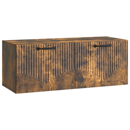 Wall-Mounted TV Cabinet Smoked Oak 78.5 x 31 x 30 cm