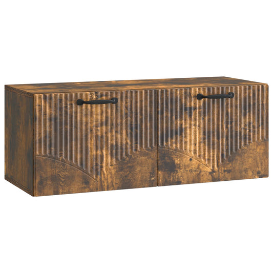Wall-Mounted TV Cabinet Smoked Oak 78.5 x 31 x 30 cm