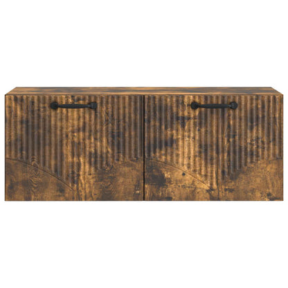 Wall-Mounted TV Cabinet Smoked Oak 78.5 x 31 x 30 cm
