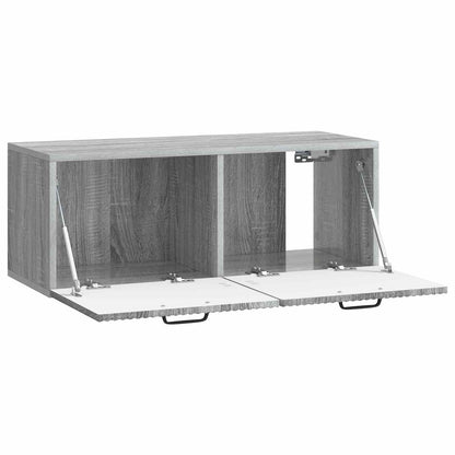 Wall-Mounted TV Cabinet Grey Sonoma 78.5 x 31 x 30 cm