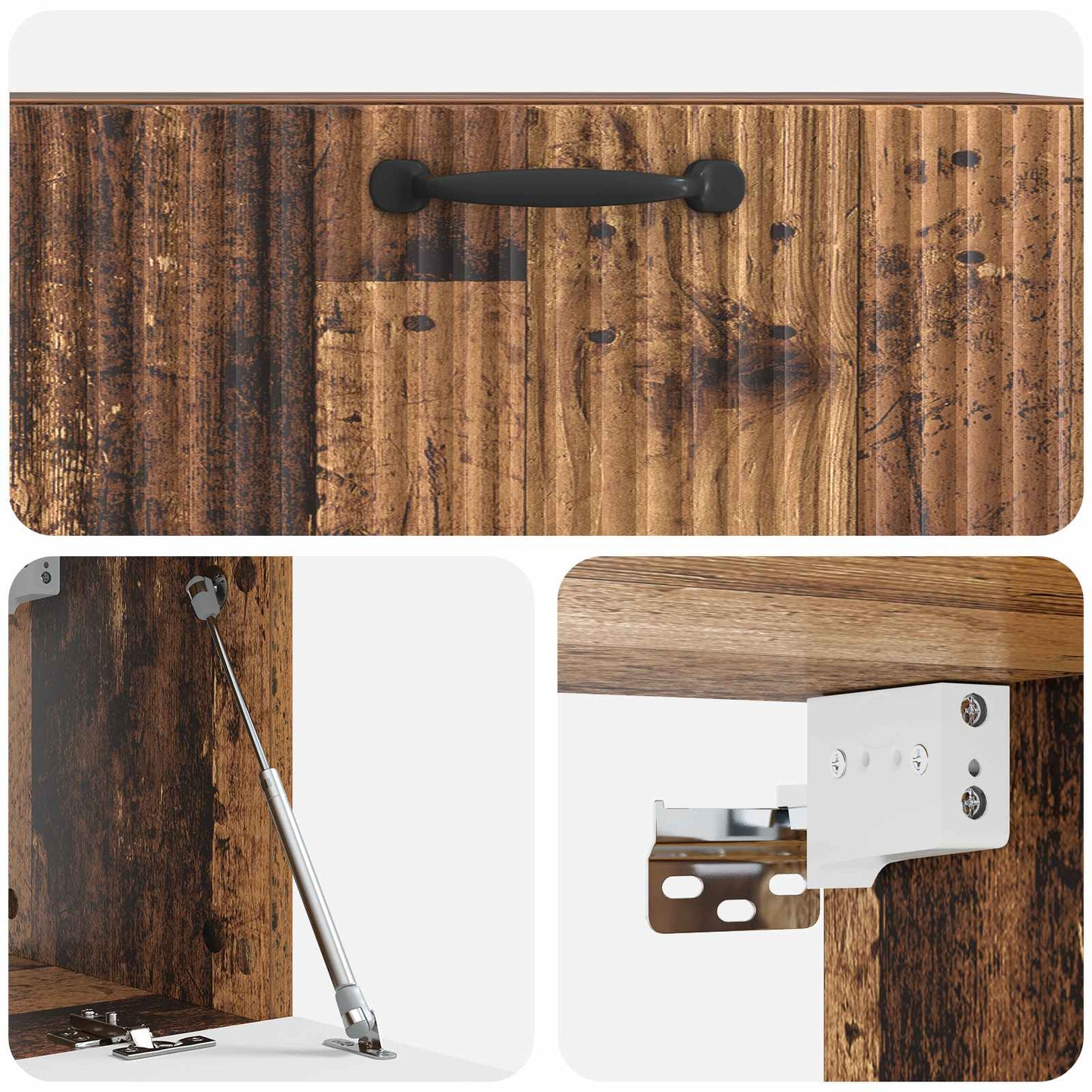 Wall-Mounted TV Cabinet Old Wood 78.5 x 31 x 30 cm