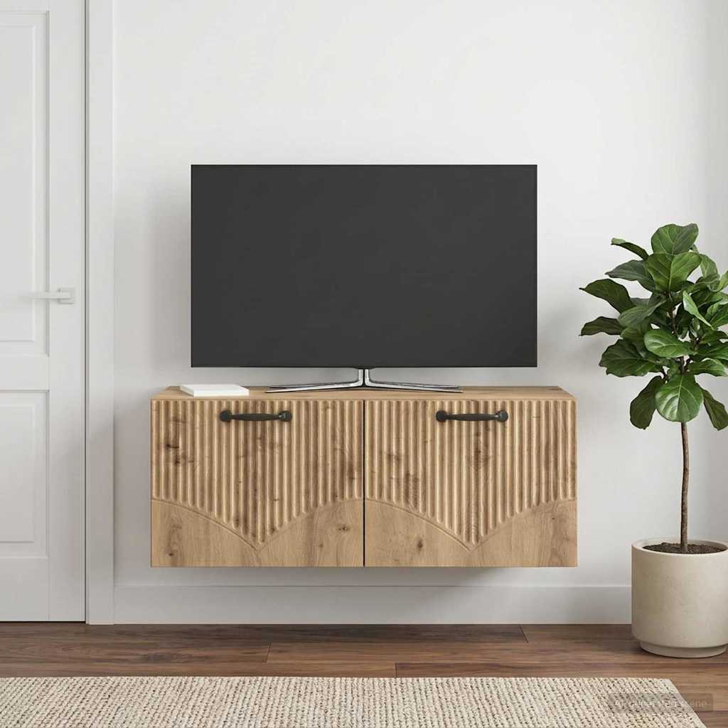Wall-Mounted TV Cabinet Artisan Oak 78.5 x 31 x 30 cm