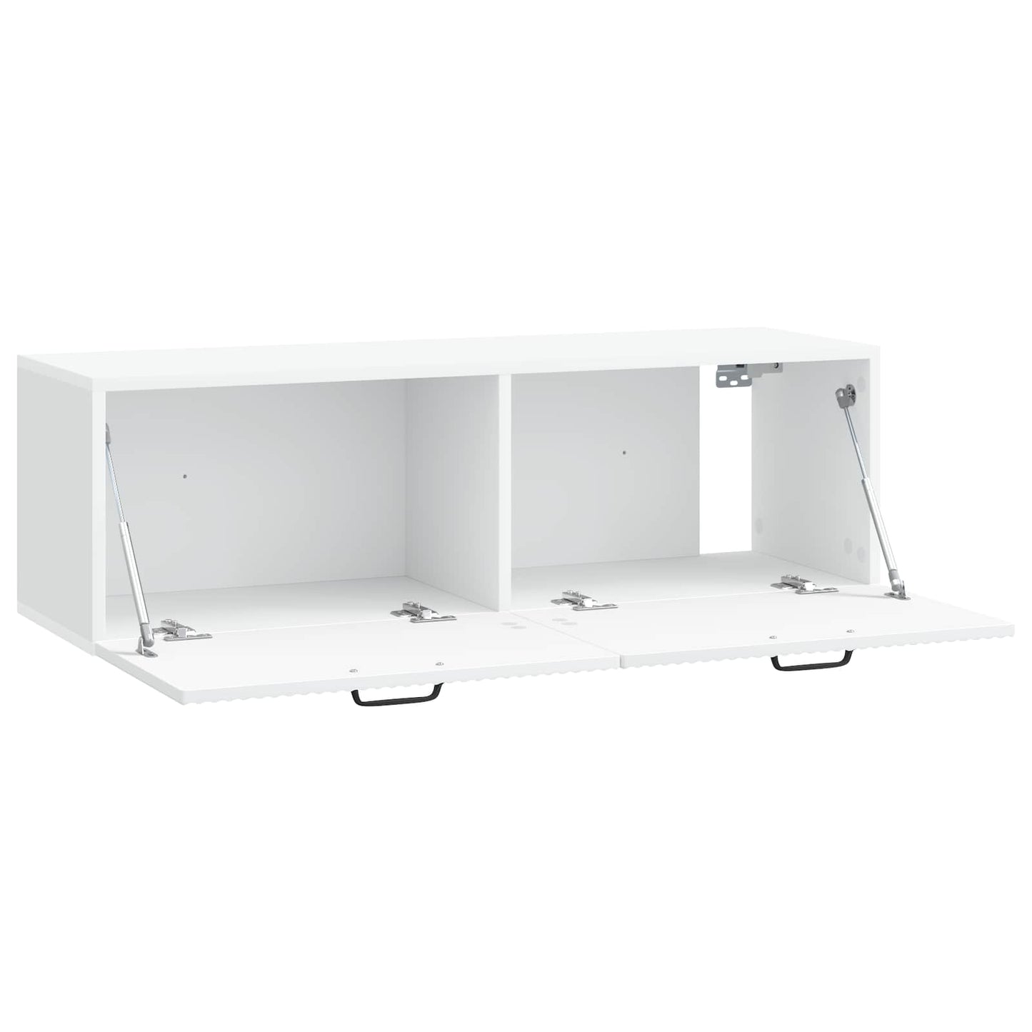 Wall-Mounted TV Cabinet White 98 x 31 x 30 cm Engineered Wood