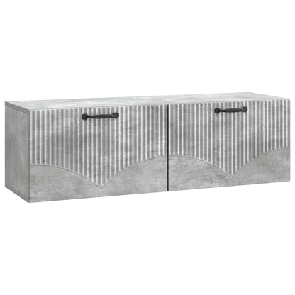 Wall-Mounted TV Cabinet Concrete Grey 98 x 31 x 30 cm