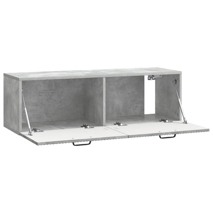 Wall-Mounted TV Cabinet Concrete Grey 98 x 31 x 30 cm