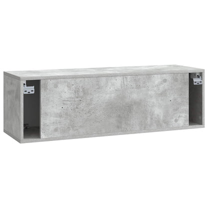 Wall-Mounted TV Cabinet Concrete Grey 98 x 31 x 30 cm