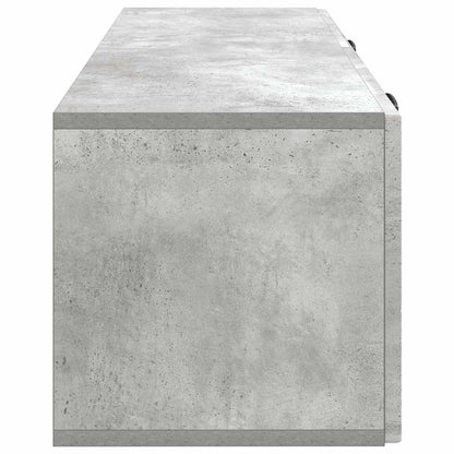 Wall-Mounted TV Cabinet Concrete Grey 98 x 31 x 30 cm