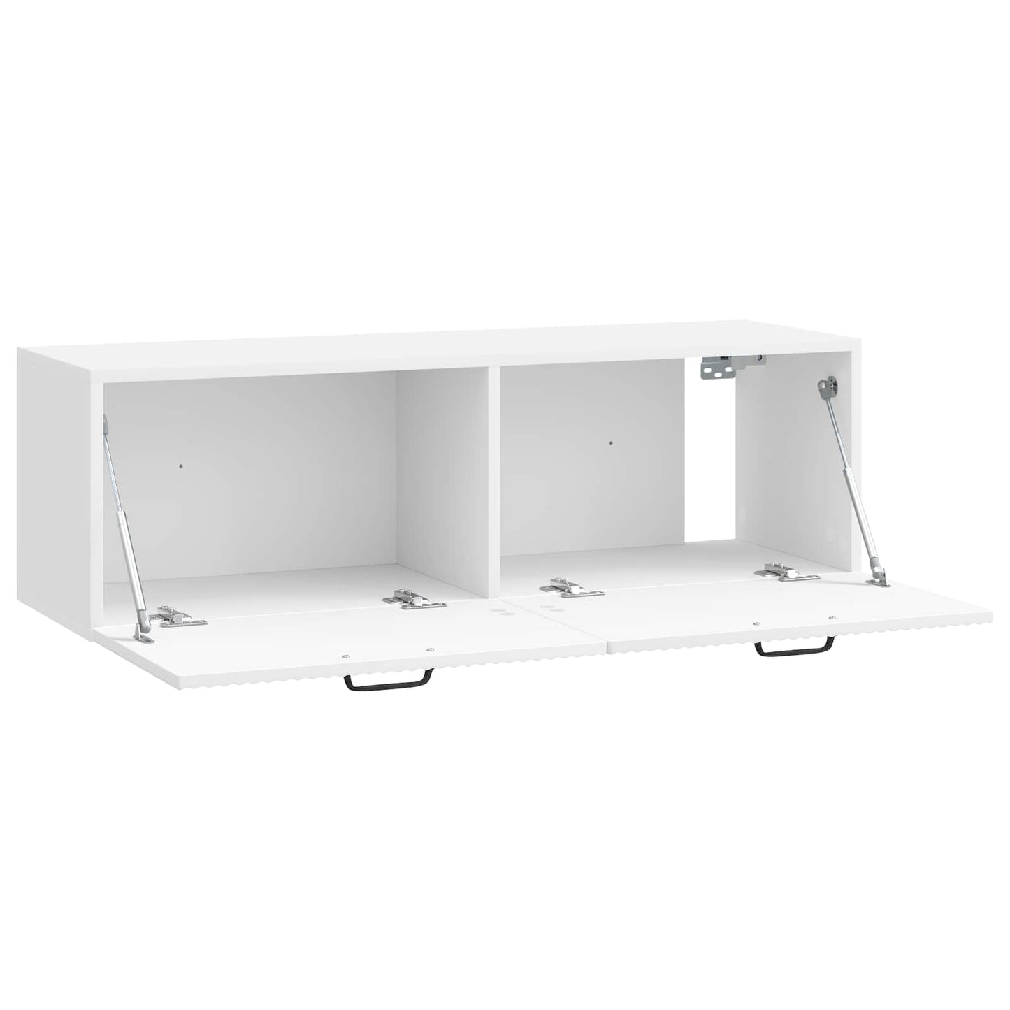 Wall-Mounted TV Cabinet High Gloss White 98 x 31 x 30 cm