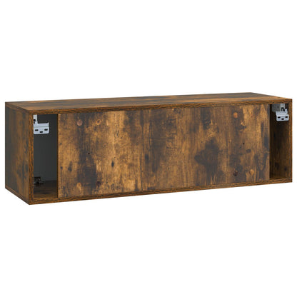 Wall-Mounted TV Cabinet Smoked Oak 98 x 31 x 30 cm