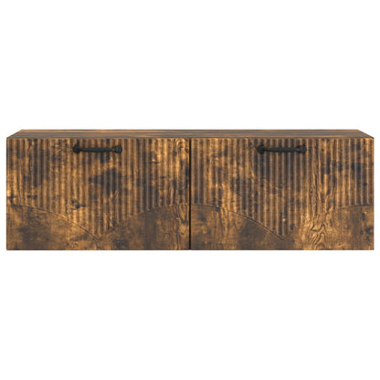 Wall-Mounted TV Cabinet Smoked Oak 98 x 31 x 30 cm