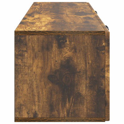Wall-Mounted TV Cabinet Smoked Oak 98 x 31 x 30 cm