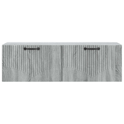 Wall-Mounted TV Cabinet Grey Sonoma 98 x 31 x 30 cm